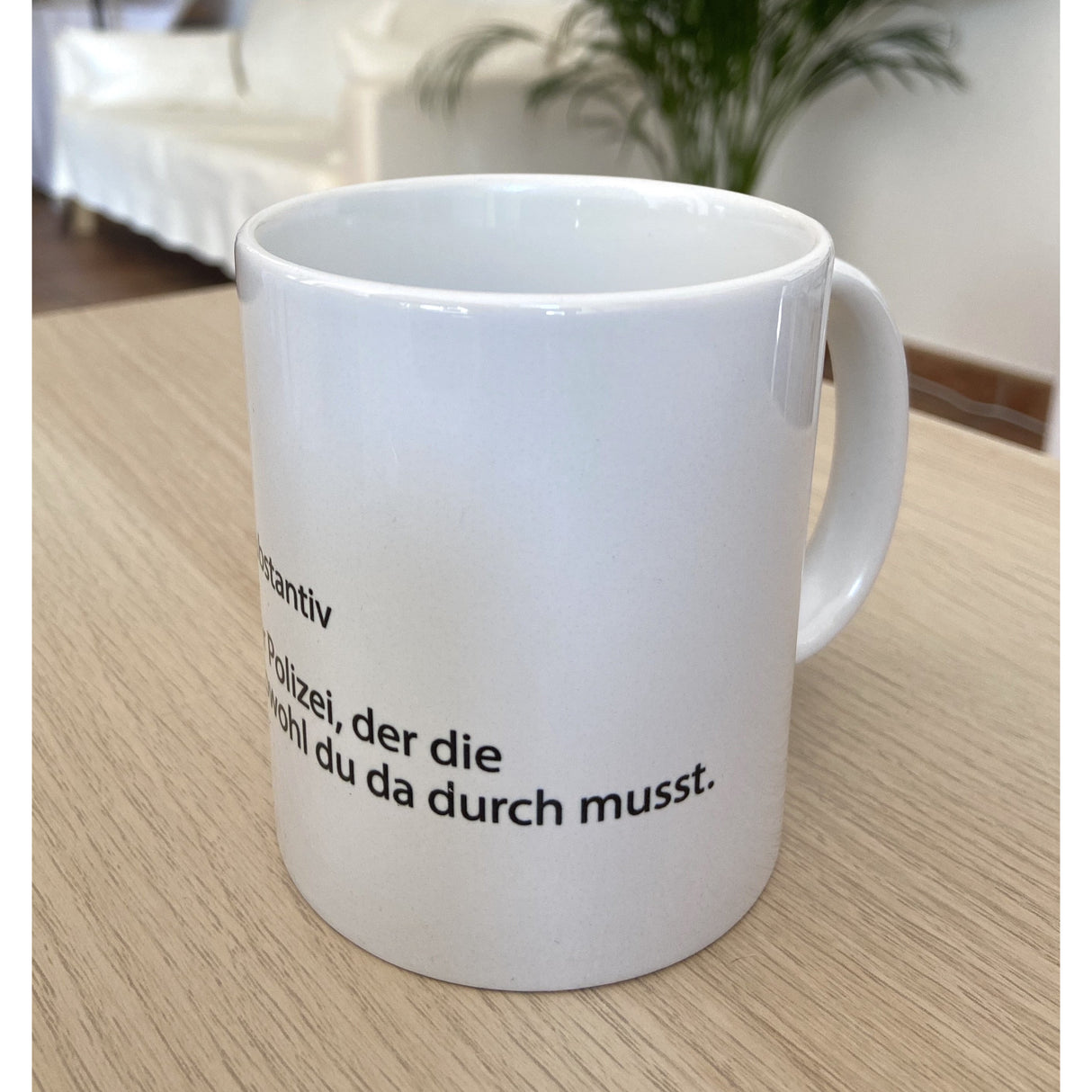 Polizei Beschreibung #2 Tasse