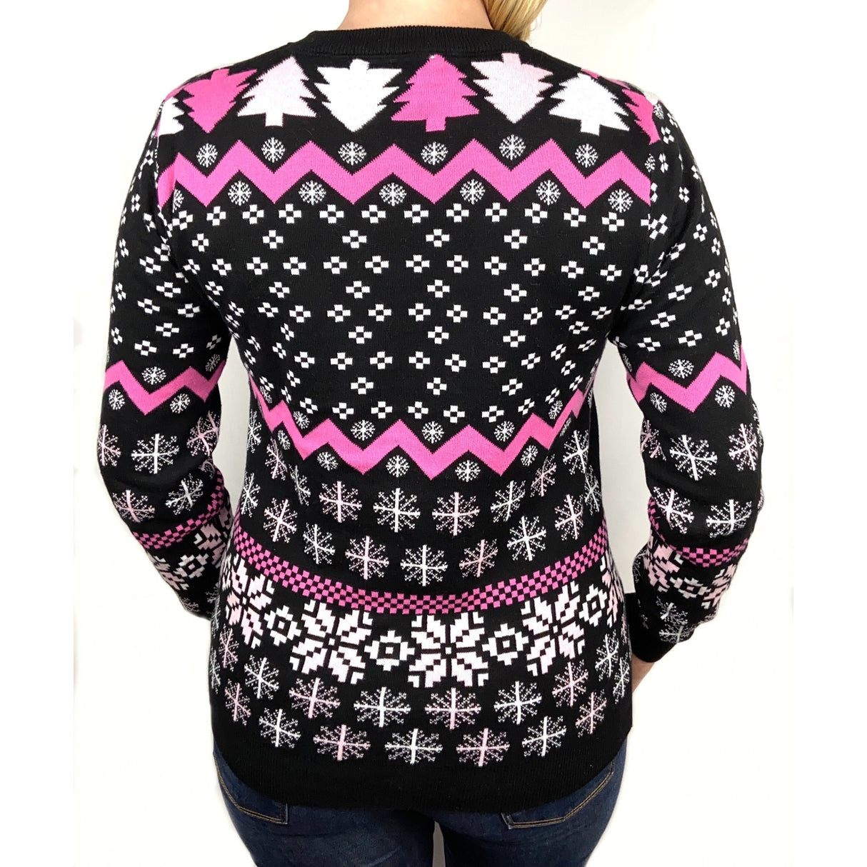 Pink Police Navidad Xmas Sweater