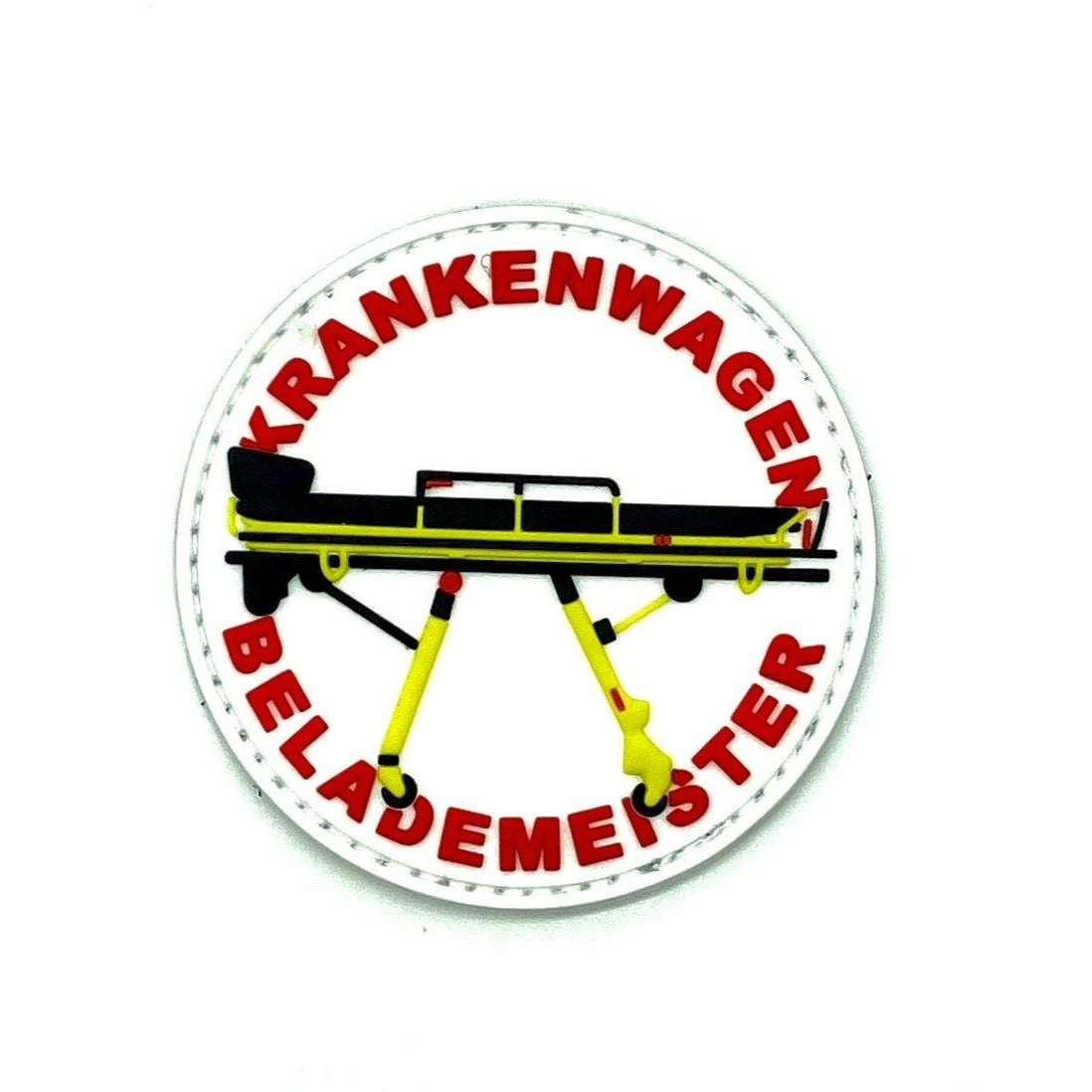 Krankenwagenbelademeister Rubber Patch - Polizeimemesshop