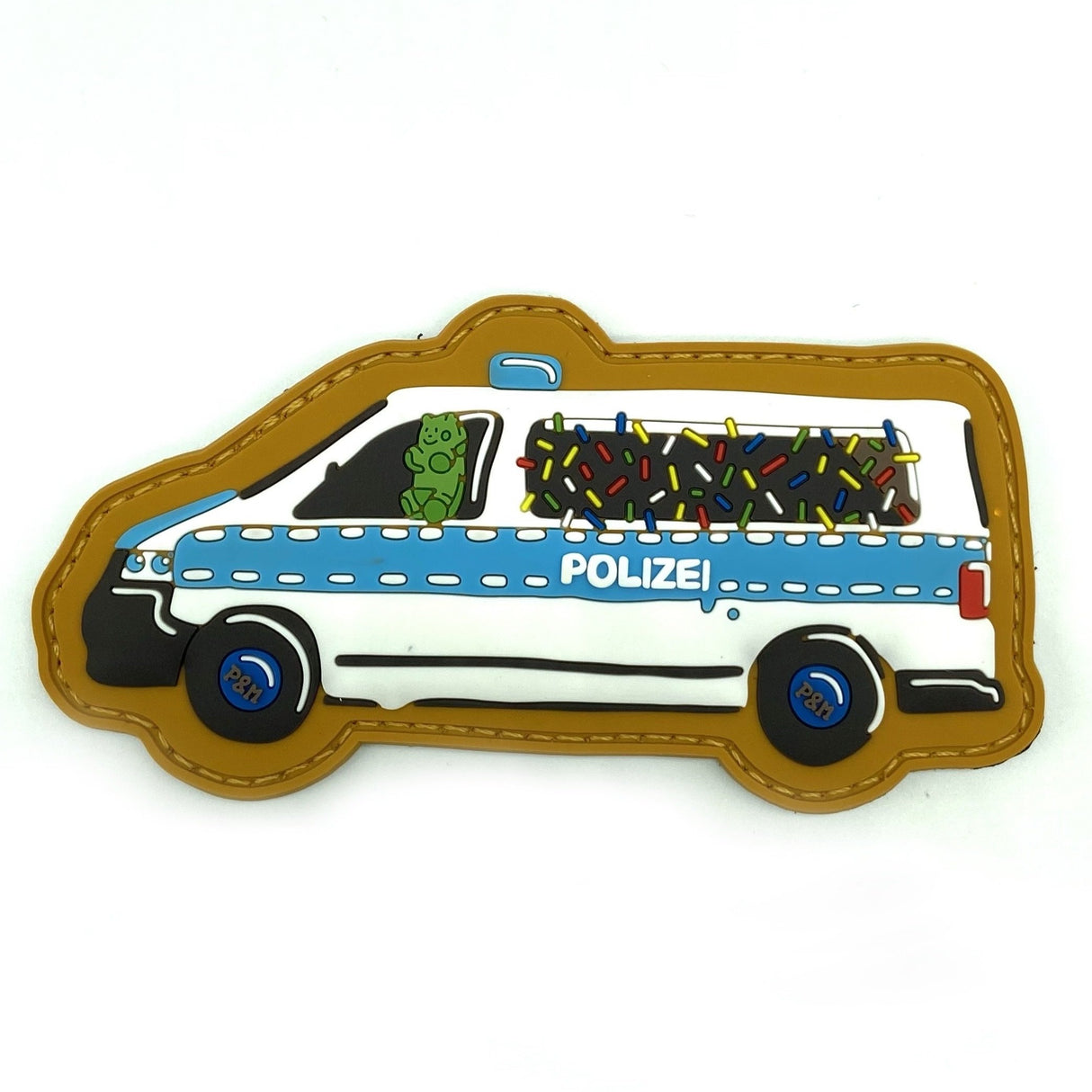 Polizei Keksstreife Rubber Patch