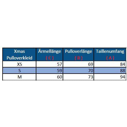 Pink Police Navidad Xmas Pulloverkleid