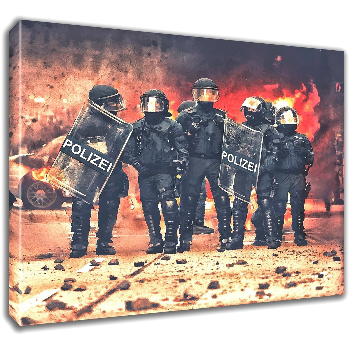 Feuer & Flamme Leinwandbild