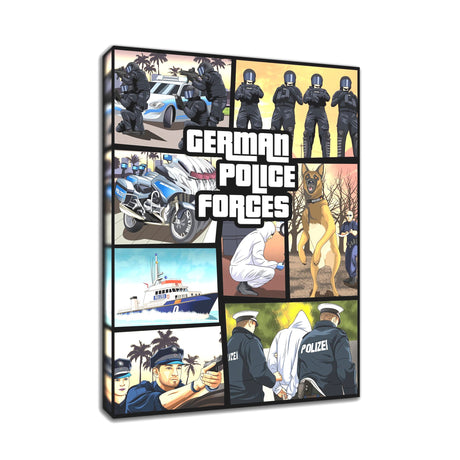 Polizei GTA Leinwand - Polizeimemesshop
