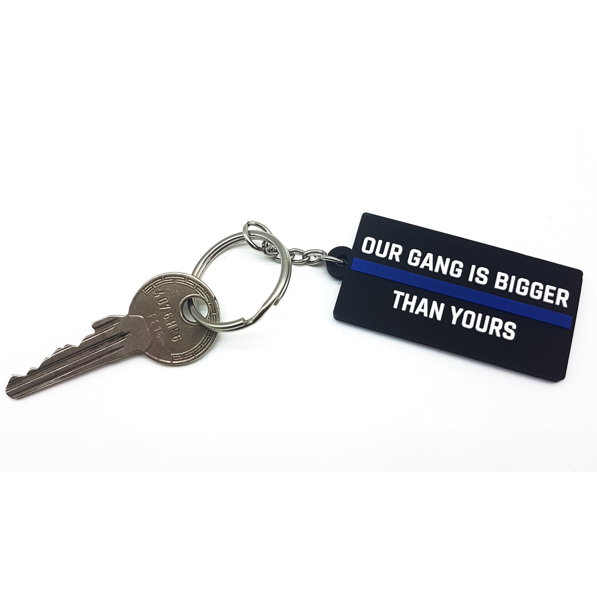 Our Gang is Bigger Schlüsselanhänger - Polizeimemesshop