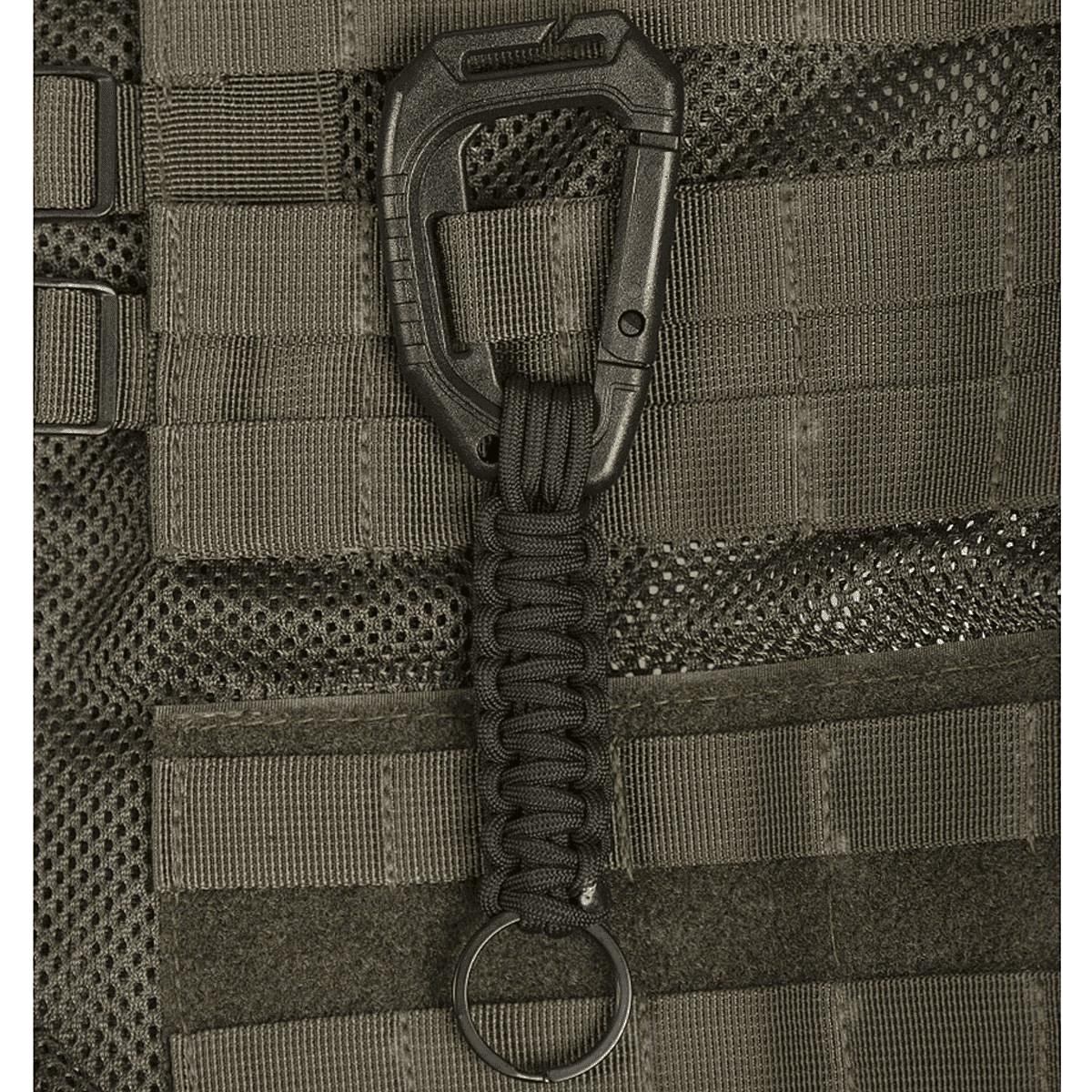 Mil-Tec Schlüsselanhänger Paracord mit Karabiner Molle - Polizeimemesshop