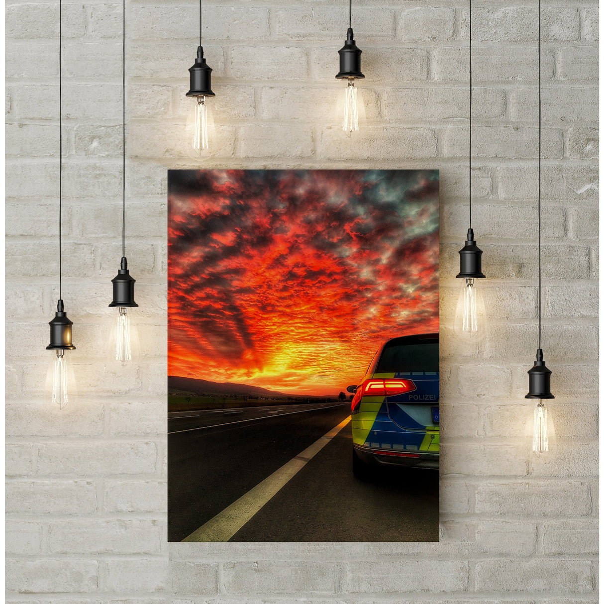 Sonnenuntergang - Polizeimemesshop