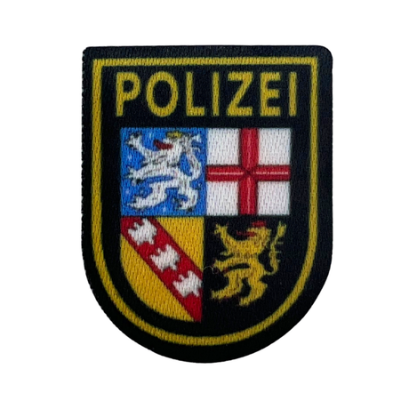 Mini Polizei Bundesländer Textil Patches