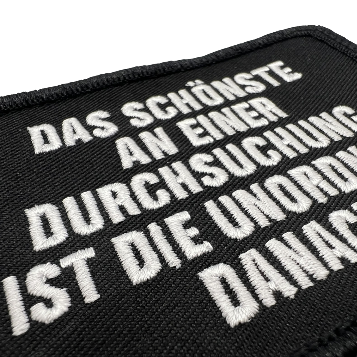 Dienstalltag Sprüche Textil Patches
