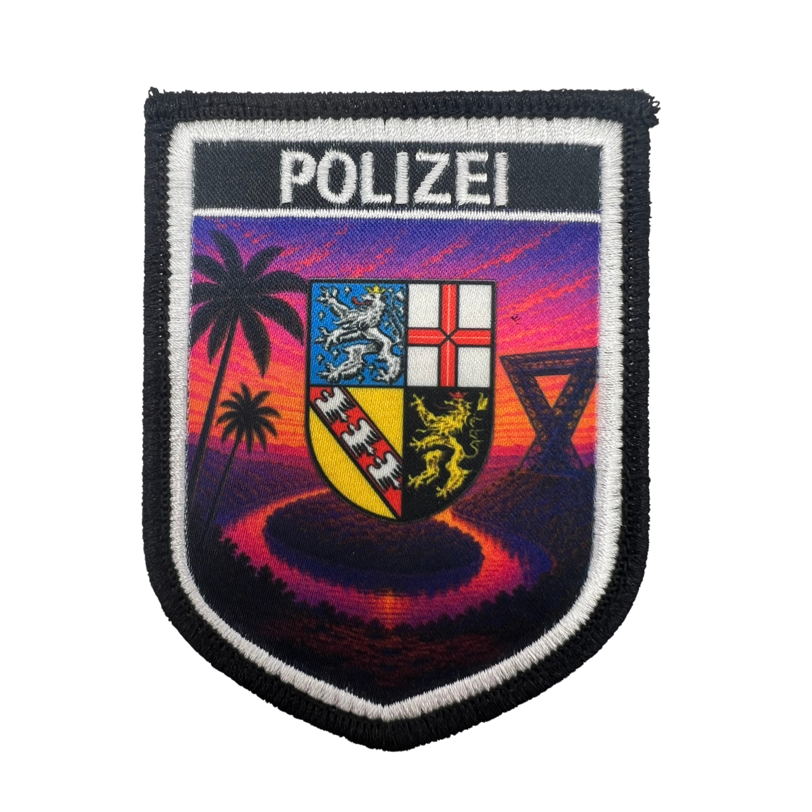 Polizei Bundesländer Summer Edition Textil Patches