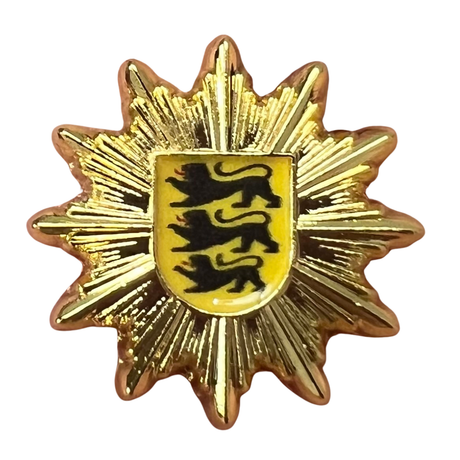 Ansteck-Pin Polizeistern Bundesländer + Bundespolizei