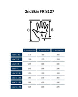 MoG Masters of Gloves 2ndSkin FR Black Schnitt / Flammen/ Schlagschutzhandschuhe