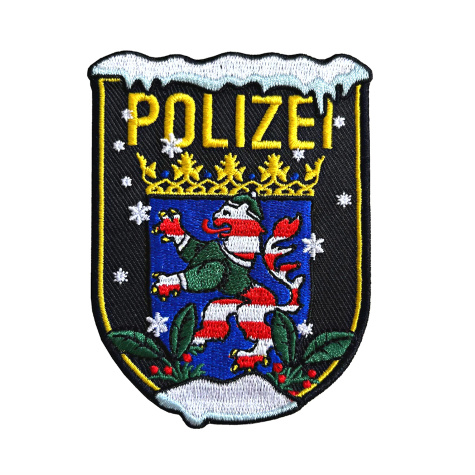 Komplettset Polizei Xmas Textil Länderpatches