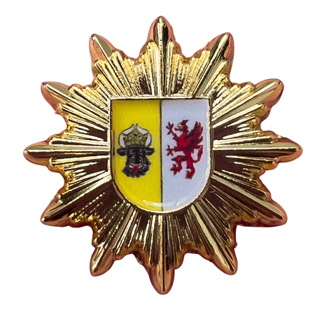 Ansteck-Pin Polizeistern Bundesländer + Bundespolizei