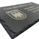 Individualisierbare Schieferplatte