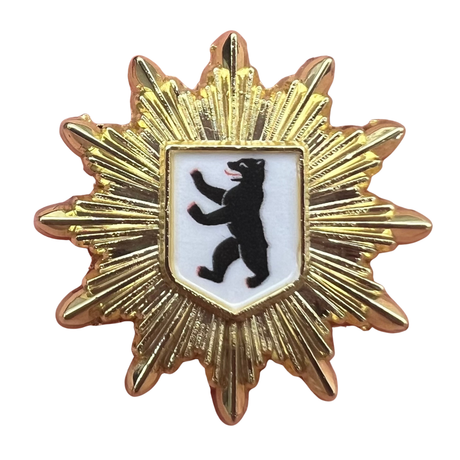 Ansteck-Pin Polizeistern Bundesländer + Bundespolizei