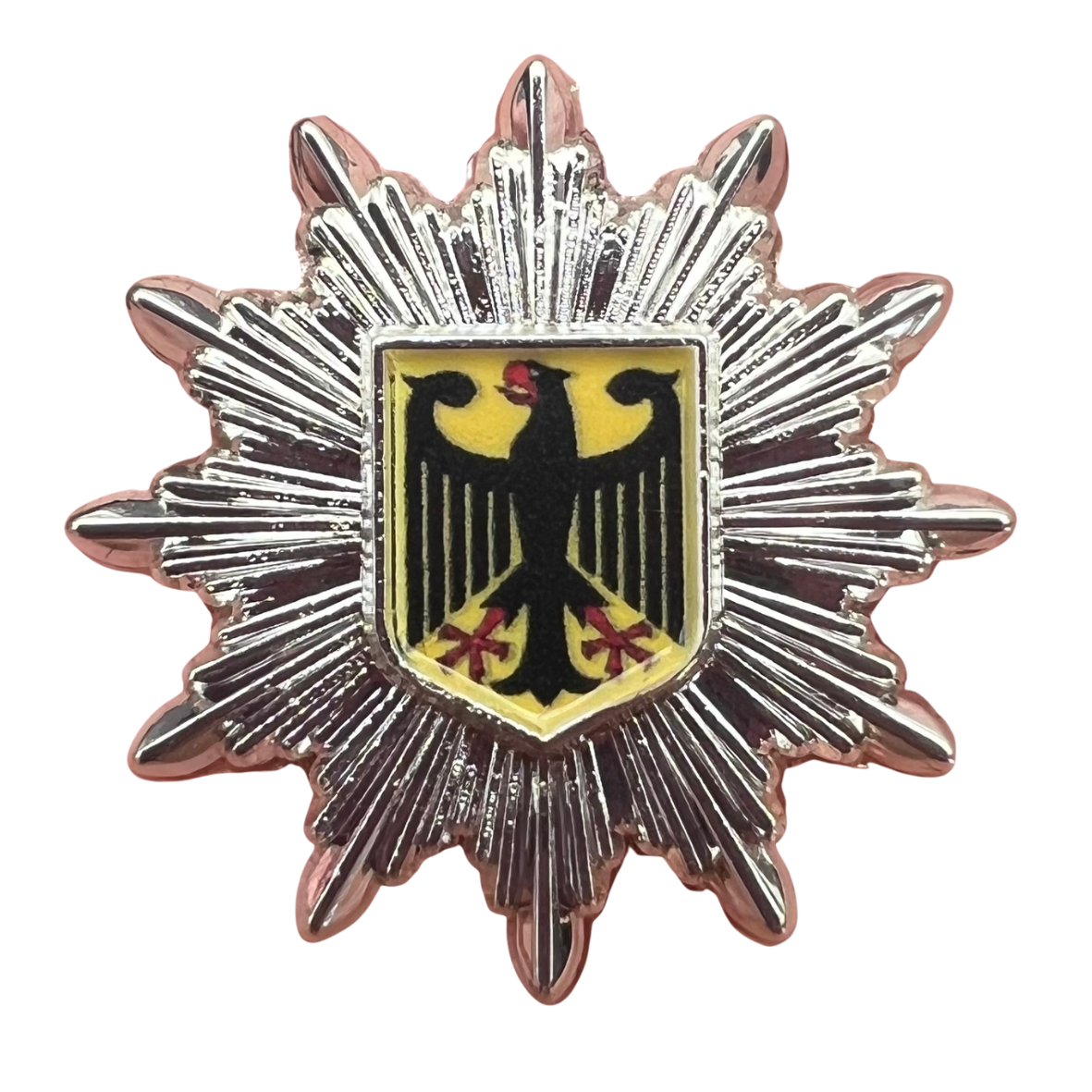 Ansteck-Pin Polizeistern Bundesländer + Bundespolizei