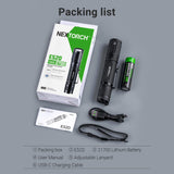 NEXTORCH E52D Outdoor LED-Taschenlampe mit 3700 Lumen und 21700 Akku
