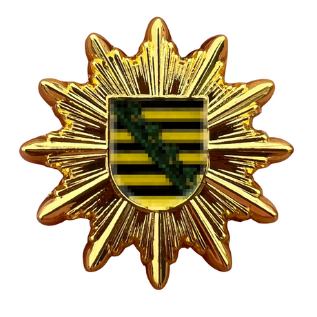 Ansteck-Pin Polizeistern Bundesländer + Bundespolizei