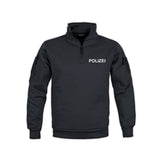 Tactical Sweatshirt mit Zipper "POLIZEI"