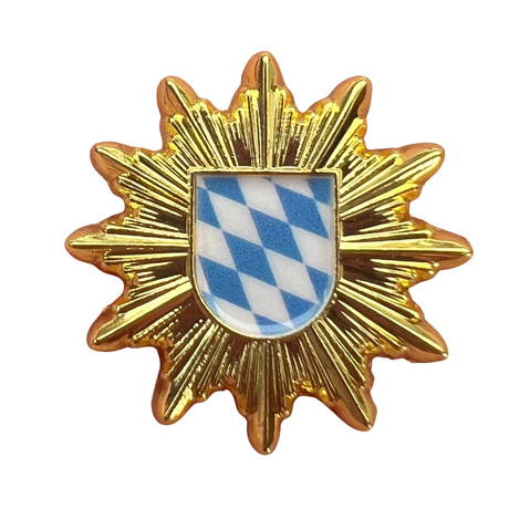 Ansteck-Pin Polizeistern Bundesländer + Bundespolizei
