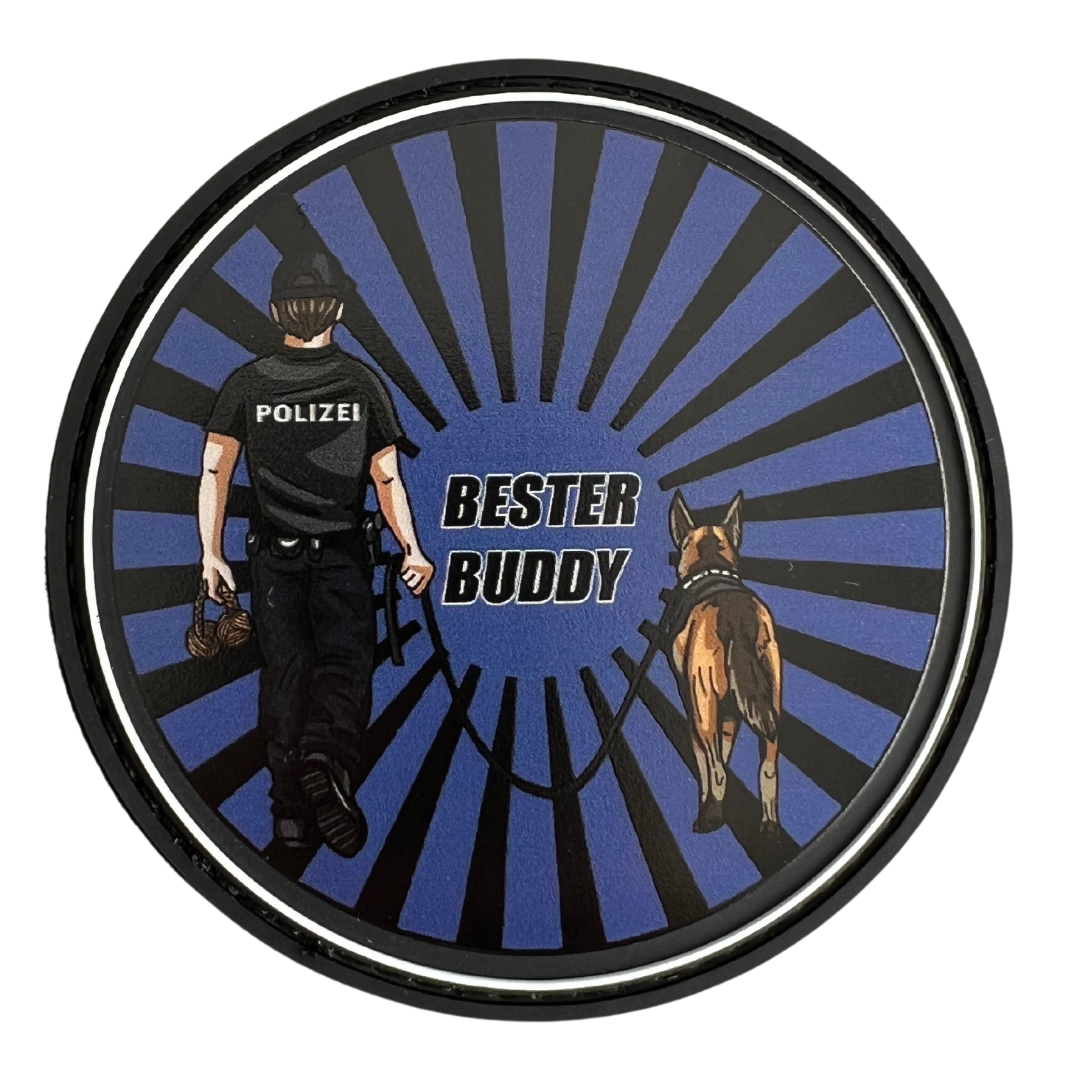Dog Handlers Best Buddy Rubber Patch