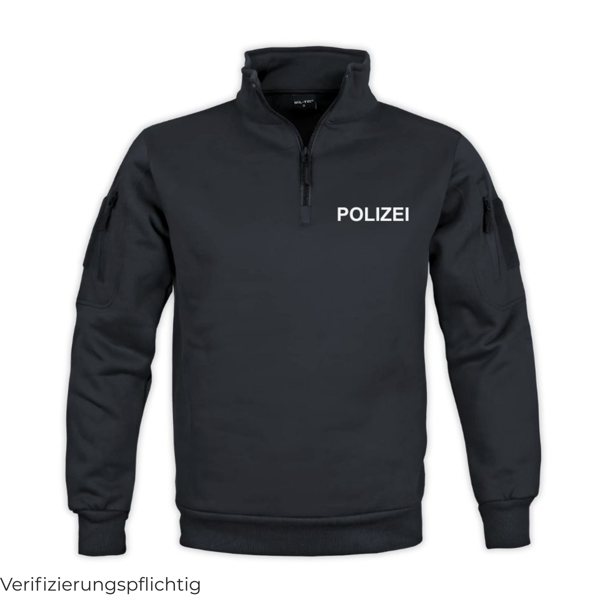 Tactical Sweatshirt mit Zipper "POLIZEI"