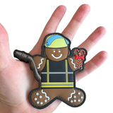 Feuerwehr Lebkuchenmann Rubber Patch