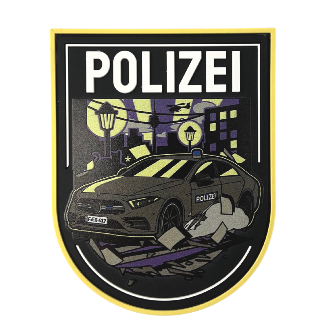 Police Nightshift Cities Rubber Patch