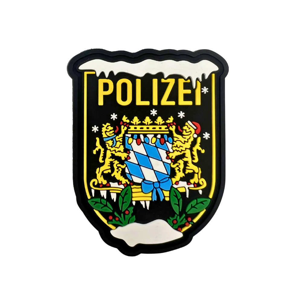 Small Polizei Xmas Rubber Länderpatches