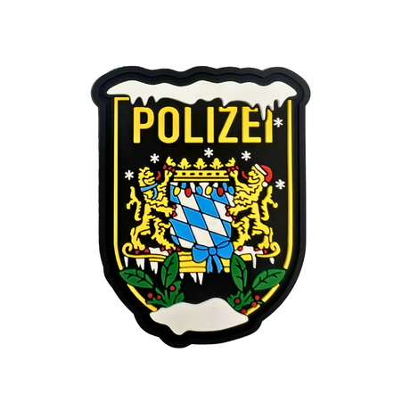 Small Polizei Xmas Rubber Länderpatches