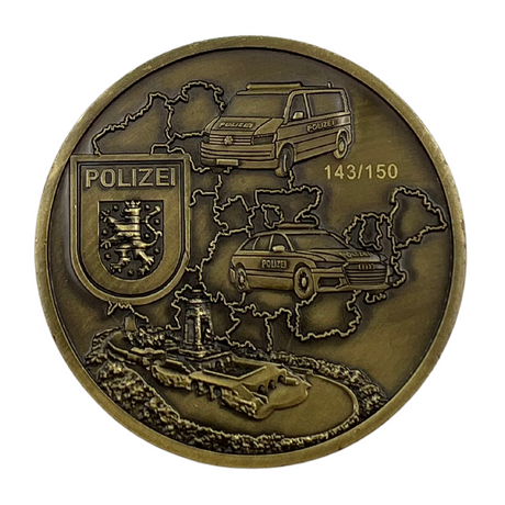 Police Thuringia limited collector's coin #15
