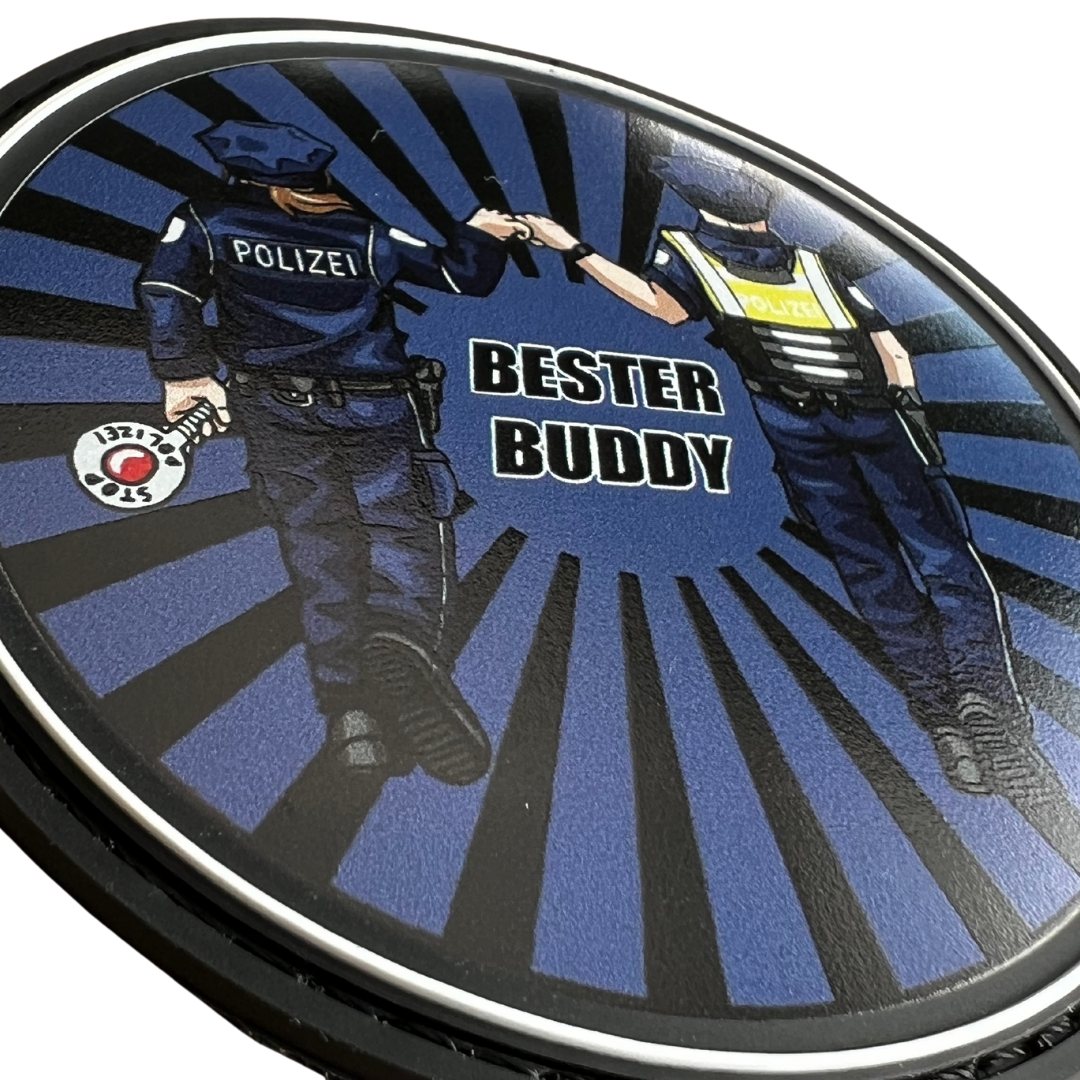 Streifenpartner Bester Buddy Mann/Frau Rubber Patch