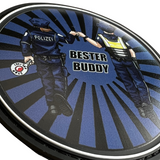 Streifenpartner Bester Buddy Mann/Frau Rubber Patch