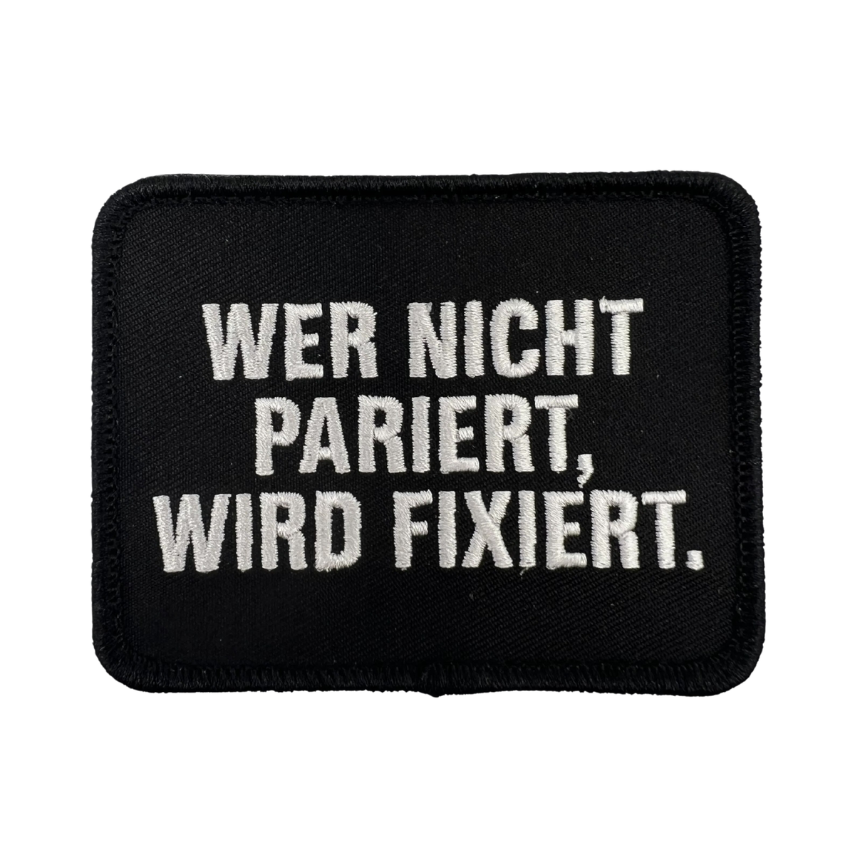 Dienstalltag Sprüche Textil Patches