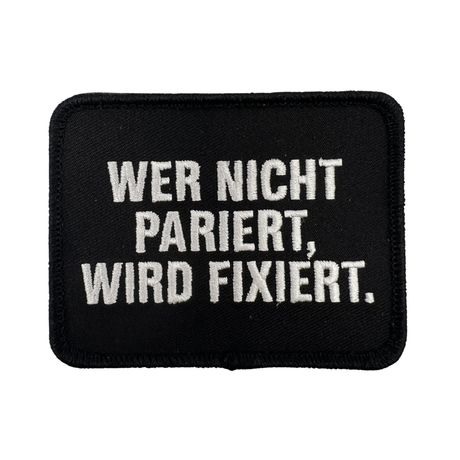 Dienstalltag Sprüche Textil Patches
