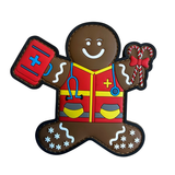 Rettungsdienst Lebkuchenmann Rubber Patch