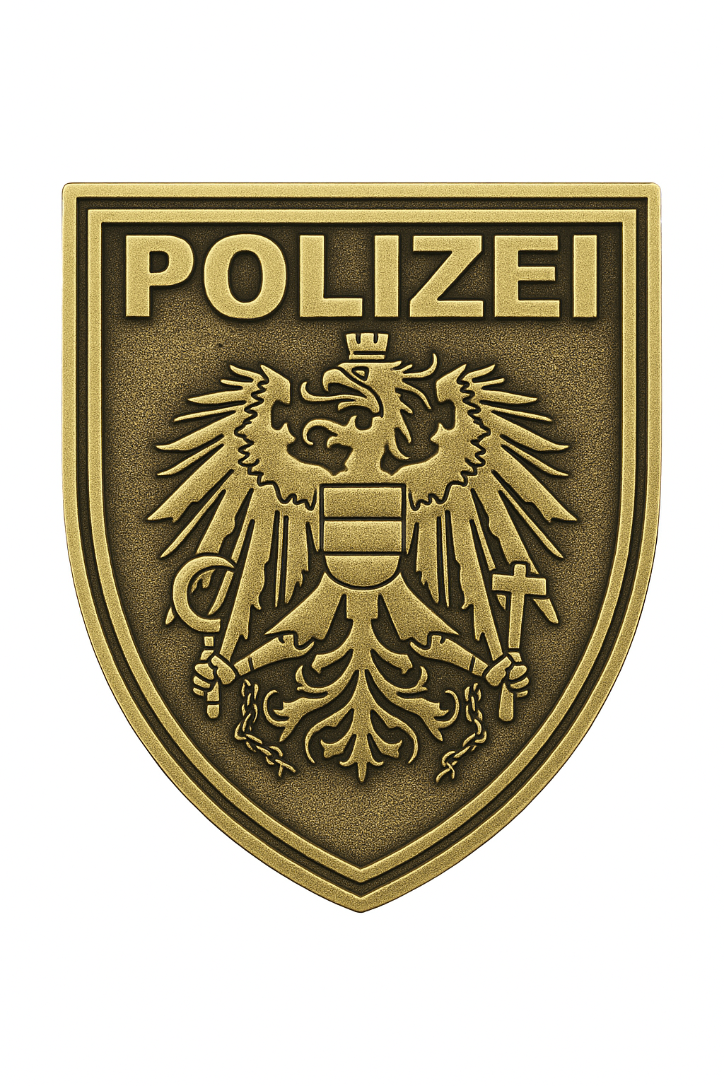 Polizei Österreich Wappen Coin