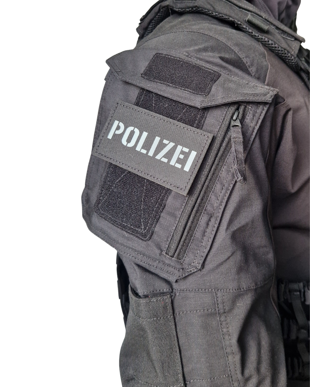 Polizei Lasercut Patch Reflective