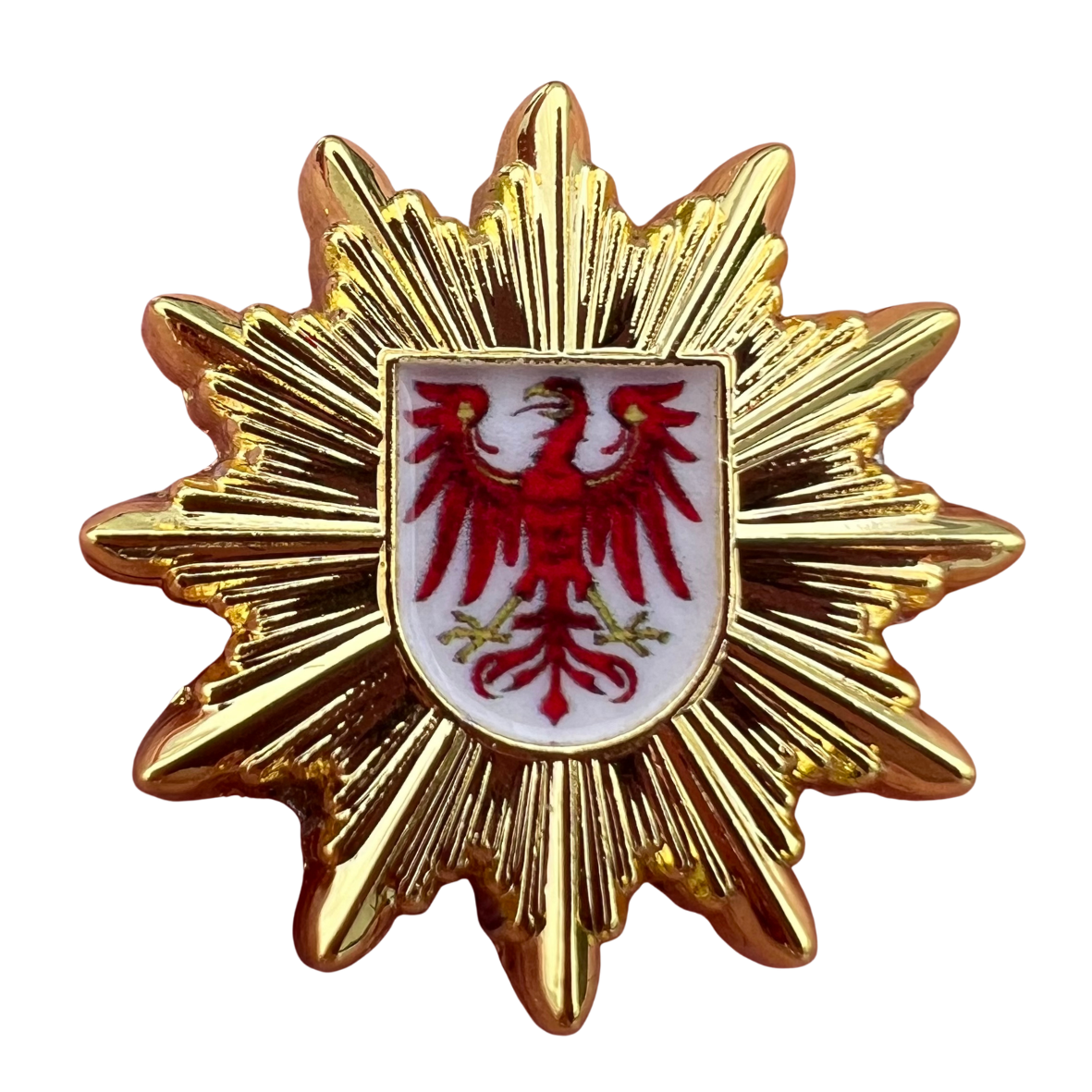 Ansteck-Pin Polizeistern Bundesländer + Bundespolizei