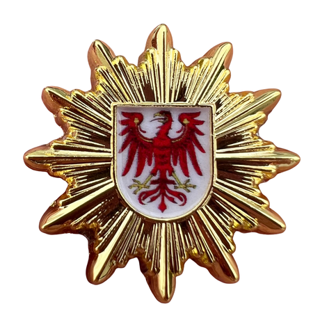 Ansteck-Pin Polizeistern Bundesländer + Bundespolizei