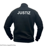 Tactical Sweatshirt mit Zipper "JUSTIZ"