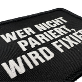 Dienstalltag Sprüche Textil Patches