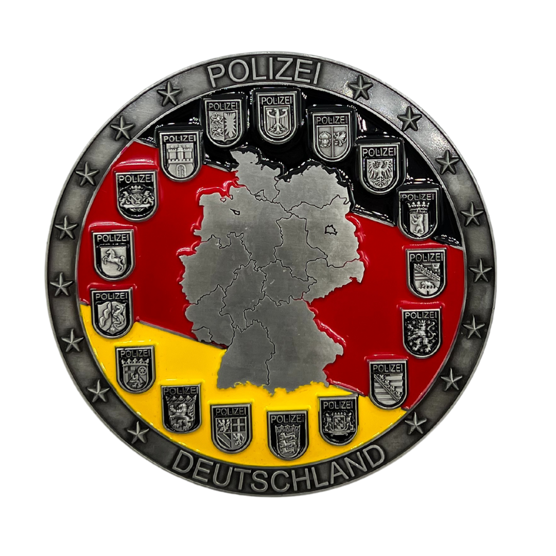 XXL Polizei Deutschland limitierter Coin