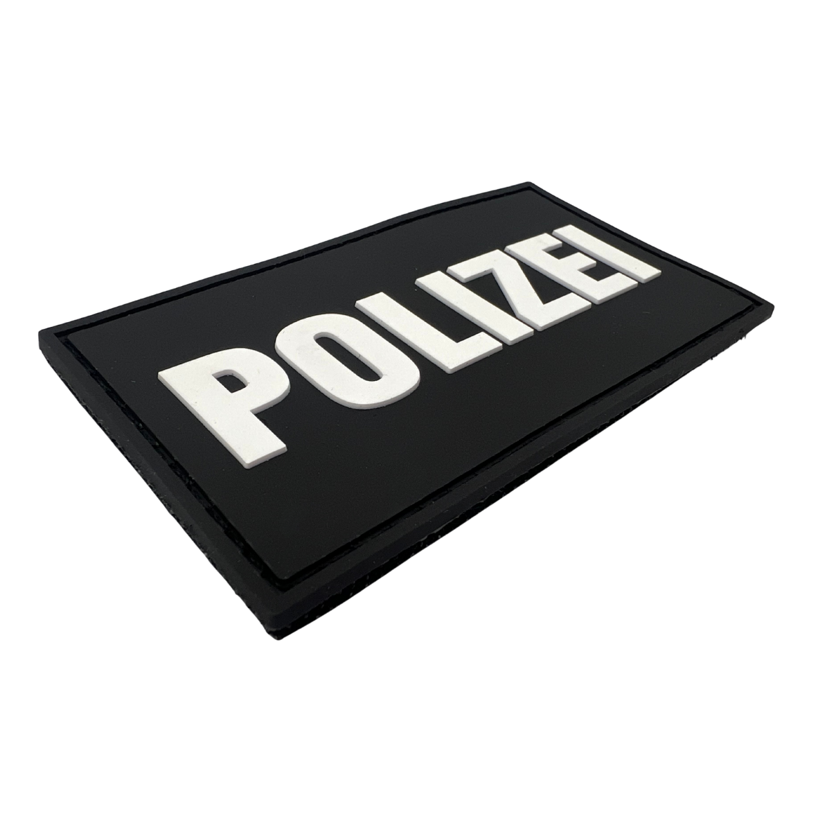 Polizei fluoreszierender Rubberpatch - Mini / Mittel / Groß