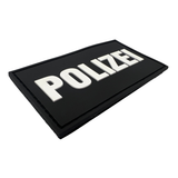 Polizei fluoreszierender Rubberpatch - Mini / Mittel / Groß
