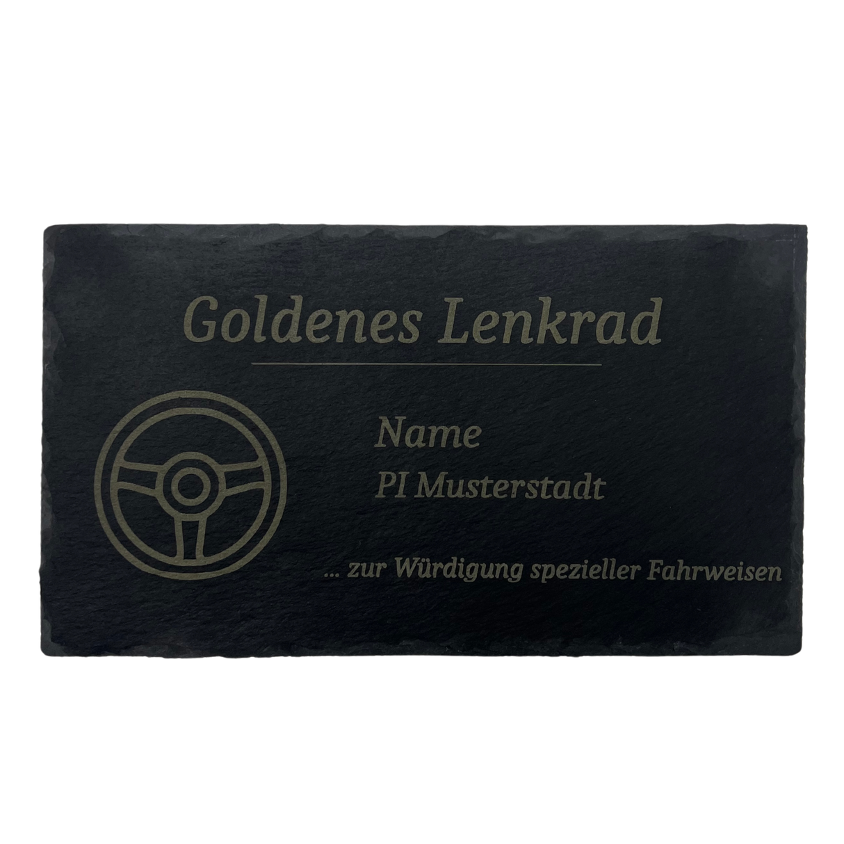 Individualisierbare Schieferplatte