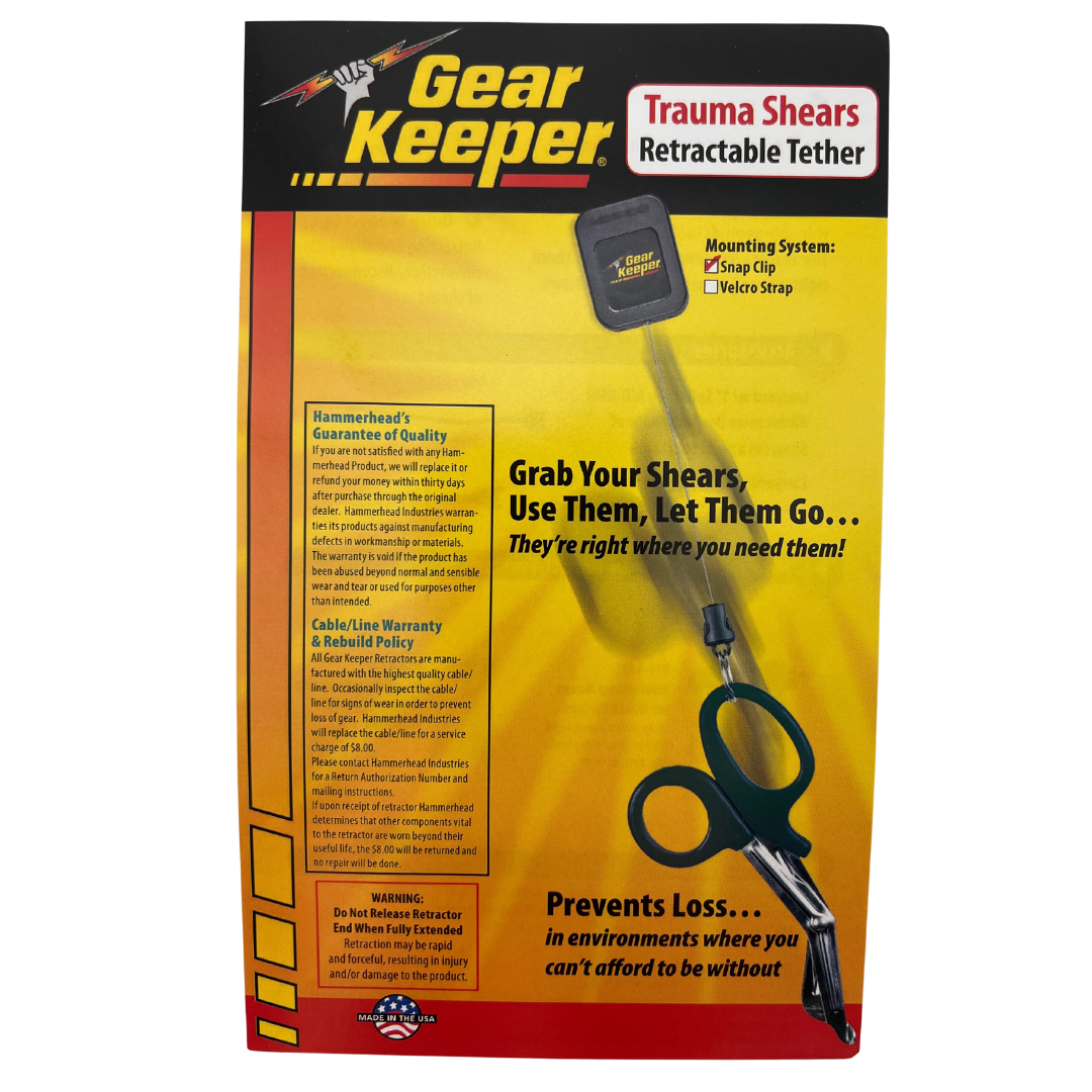 GearKeeper Trauma Scissors &amp; Tool Strap RT4-4441