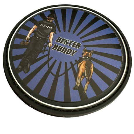 Dog Handlers Best Buddy Rubber Patch