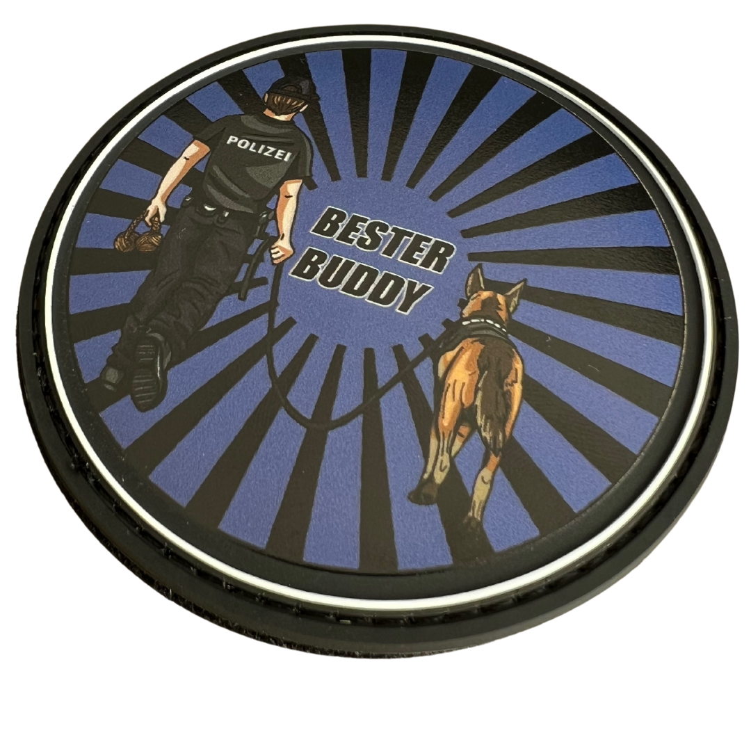 Hundeführer Bester Buddy Rubber Patch