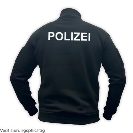 Tactical Sweatshirt mit Zipper "POLIZEI"